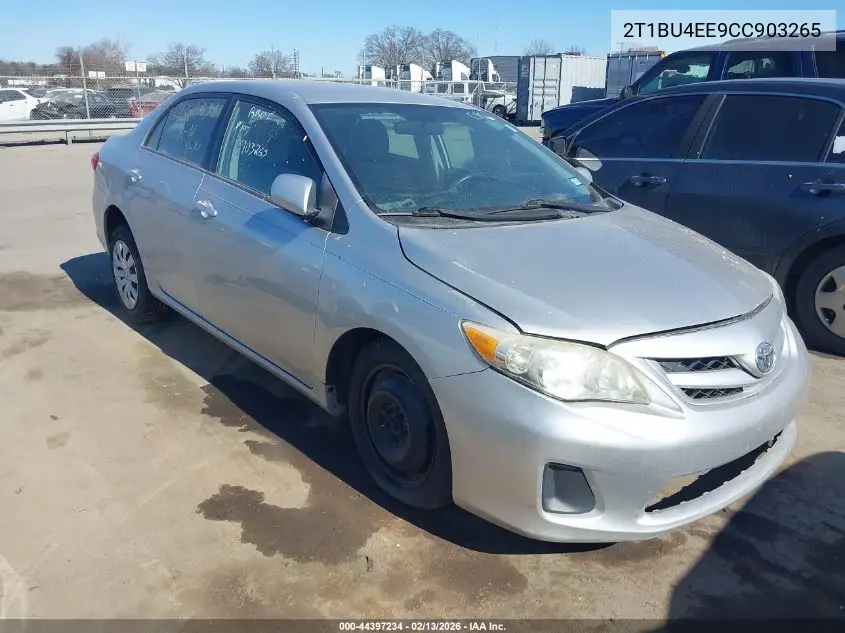 2T1BU4EE9CC903265 2012 Toyota Corolla Le