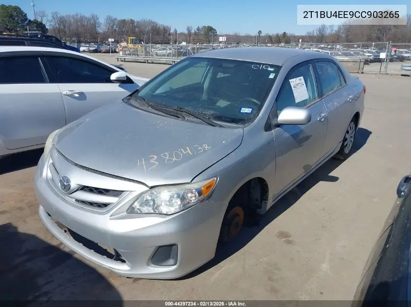 2T1BU4EE9CC903265 2012 Toyota Corolla Le