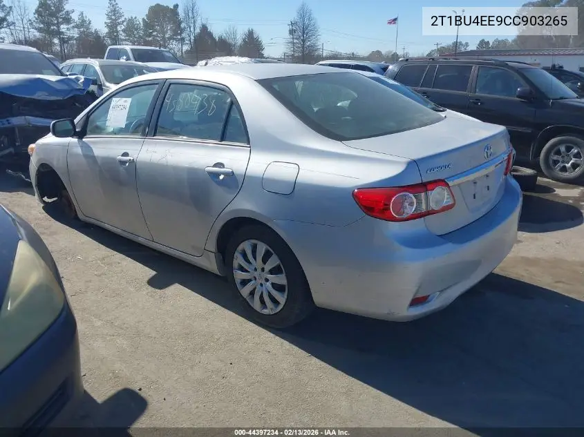 2T1BU4EE9CC903265 2012 Toyota Corolla Le
