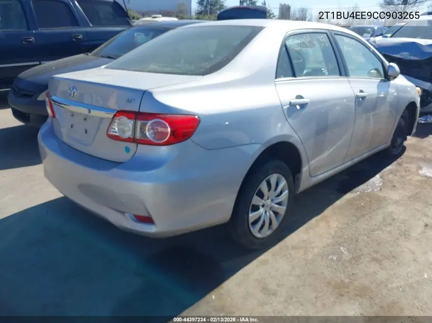 2T1BU4EE9CC903265 2012 Toyota Corolla Le