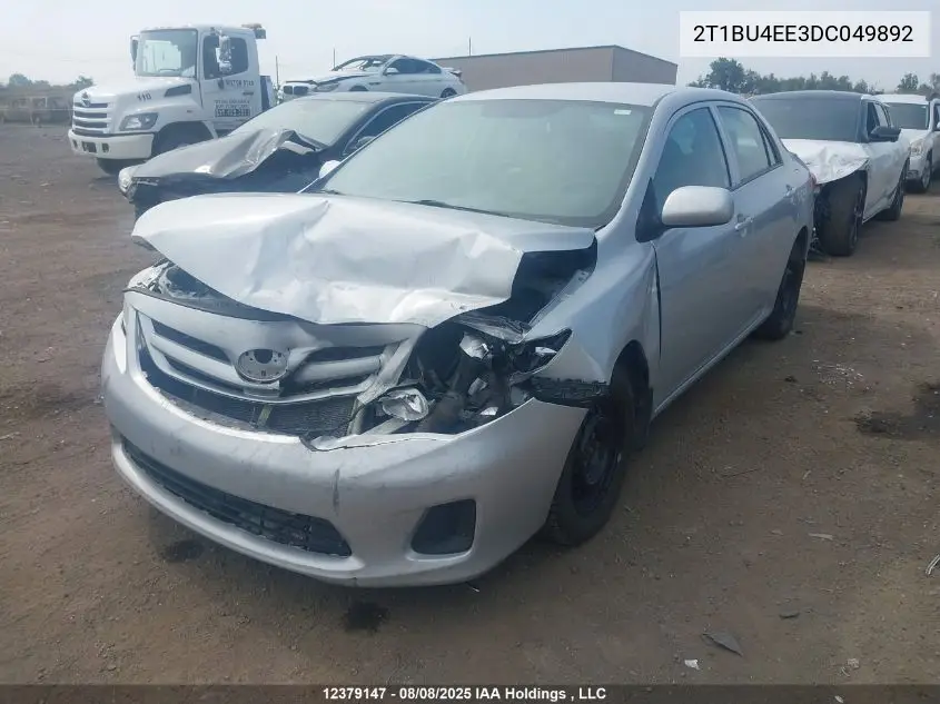 2T1BU4EE3DC049892 2013 Toyota Corolla Ce
