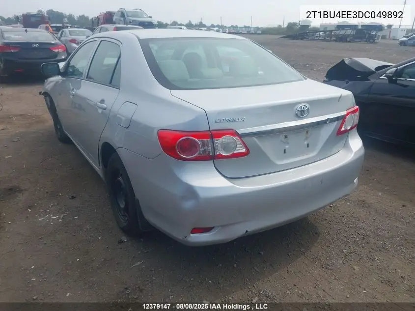 2T1BU4EE3DC049892 2013 Toyota Corolla Ce