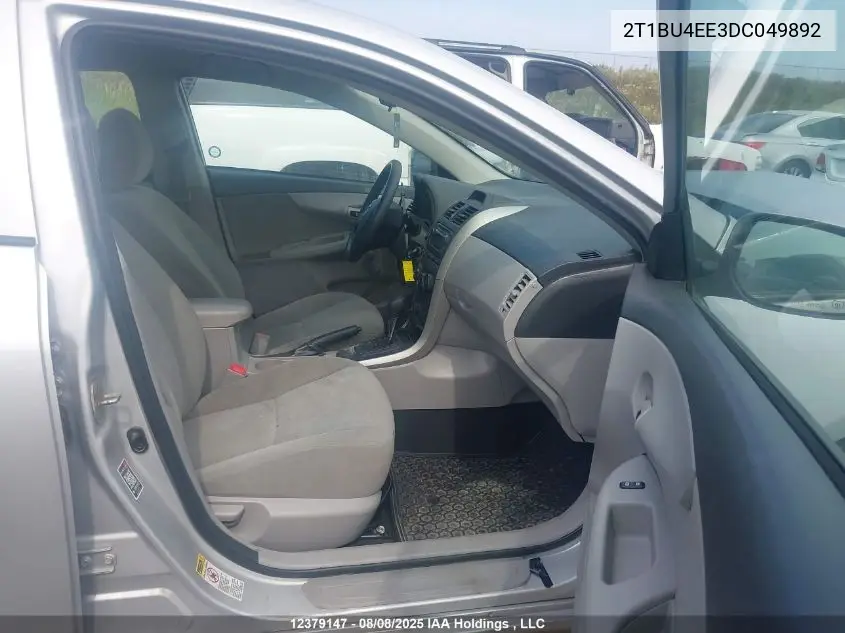 2T1BU4EE3DC049892 2013 Toyota Corolla Ce
