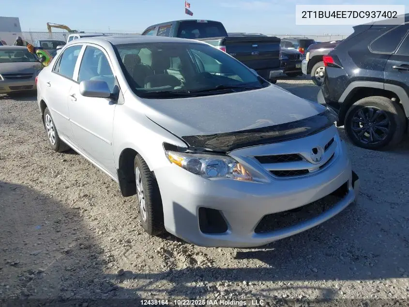 2T1BU4EE7DC937402 2013 Toyota Corolla S/Le