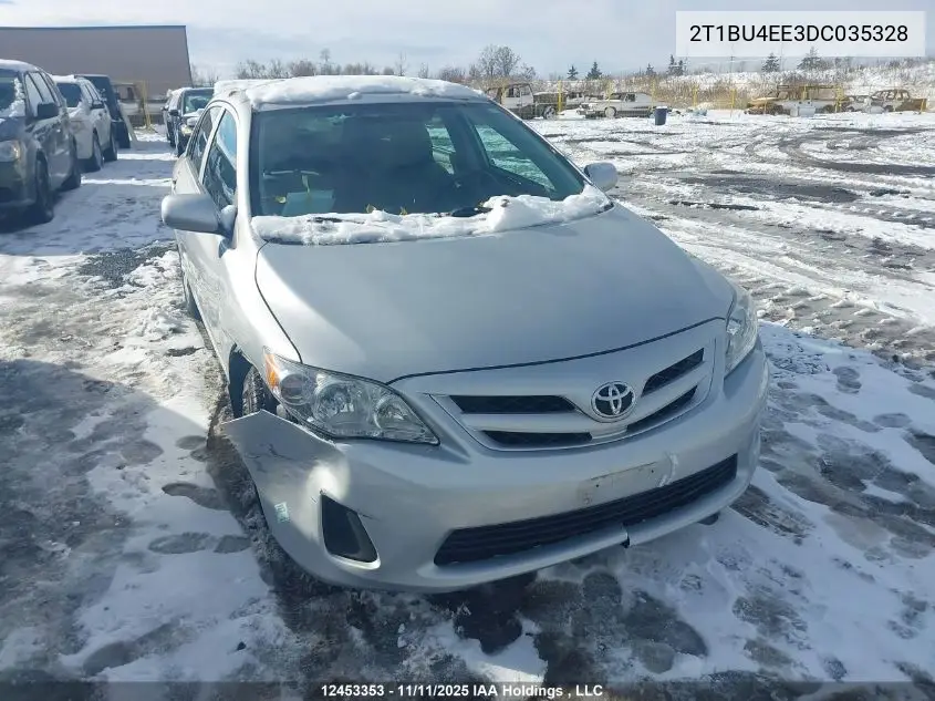 2T1BU4EE3DC035328 2013 Toyota Corolla Ce