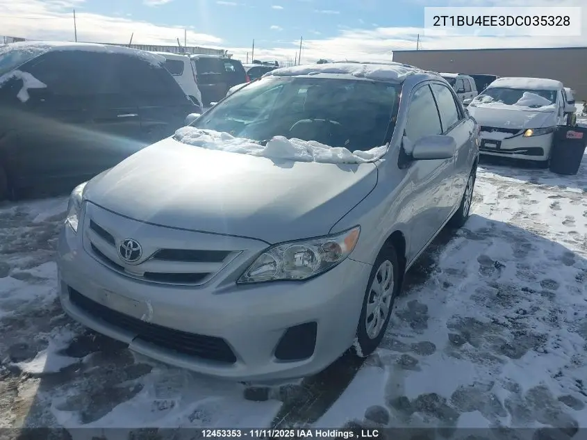 2T1BU4EE3DC035328 2013 Toyota Corolla Ce