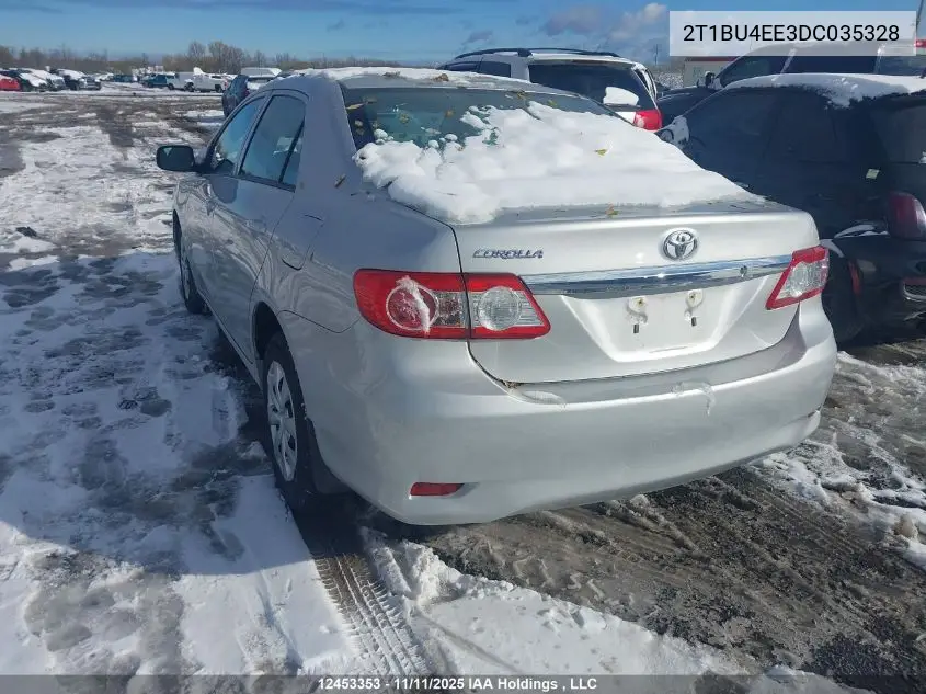 2T1BU4EE3DC035328 2013 Toyota Corolla Ce