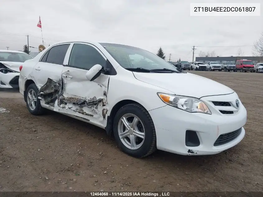 2T1BU4EE2DC061807 2013 Toyota Corolla S/Le