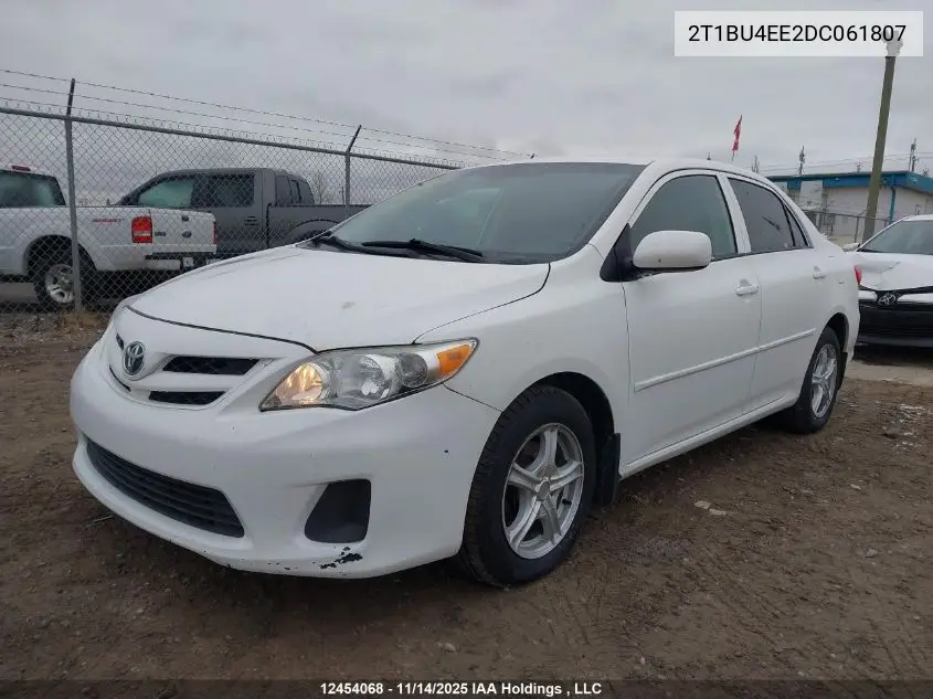 2T1BU4EE2DC061807 2013 Toyota Corolla S/Le