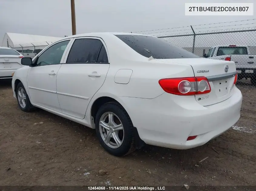2T1BU4EE2DC061807 2013 Toyota Corolla S/Le