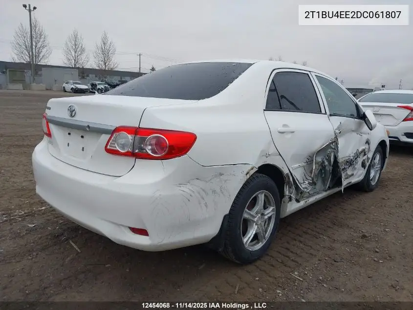 2T1BU4EE2DC061807 2013 Toyota Corolla S/Le