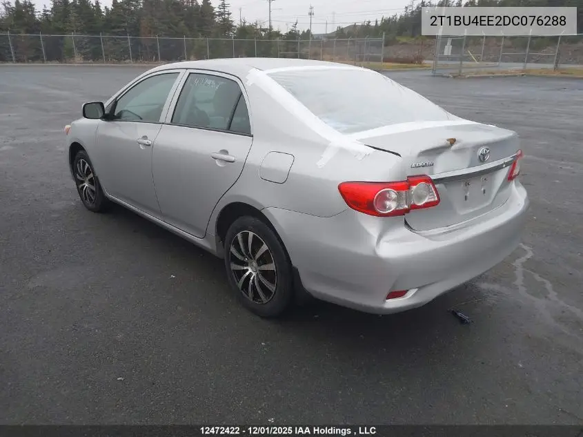 2T1BU4EE2DC076288 2013 Toyota Corolla Ce
