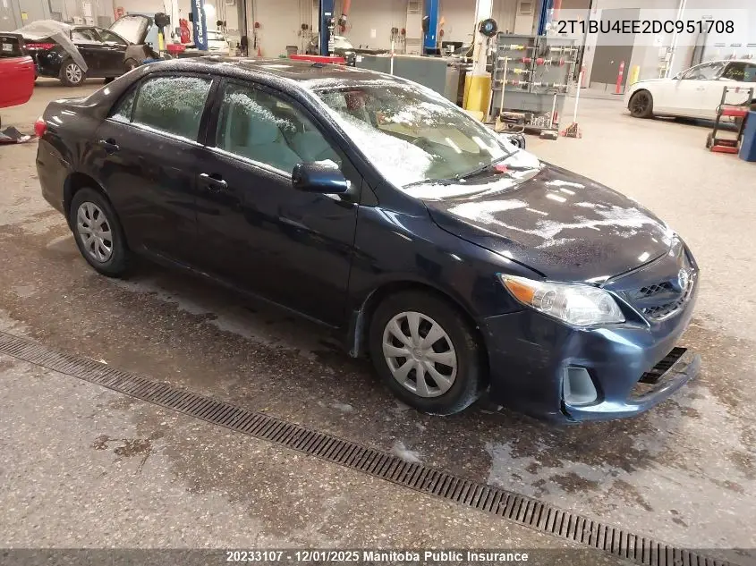 2T1BU4EE2DC951708 2013 Toyota Corolla Ce