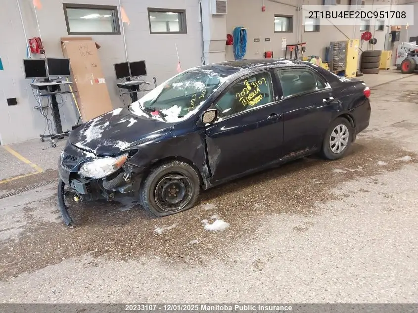 2T1BU4EE2DC951708 2013 Toyota Corolla Ce