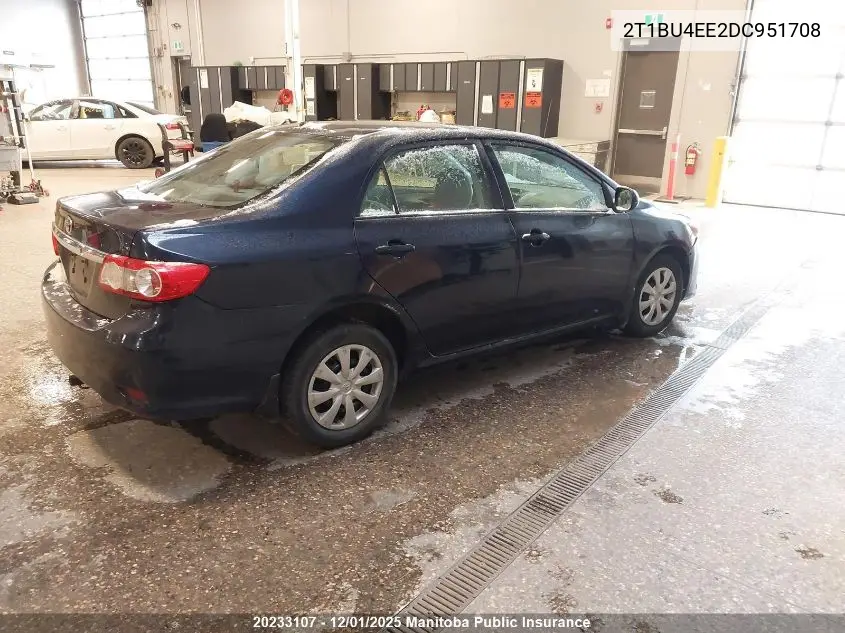 2T1BU4EE2DC951708 2013 Toyota Corolla Ce