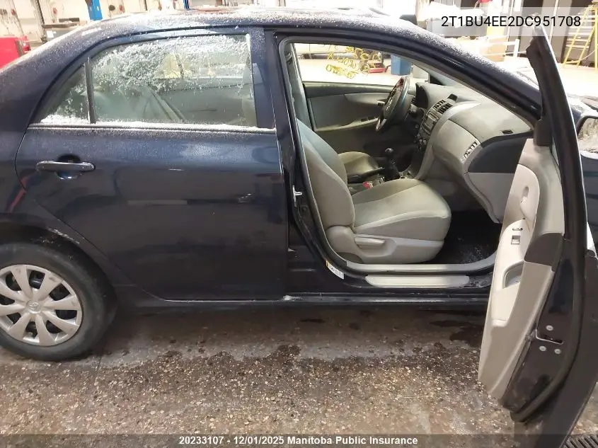 2T1BU4EE2DC951708 2013 Toyota Corolla Ce