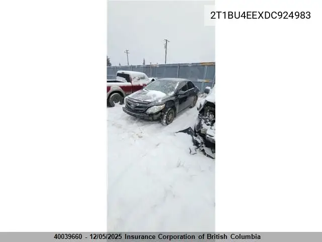 2T1BU4EEXDC924983 2013 Toyota Corolla S/Le