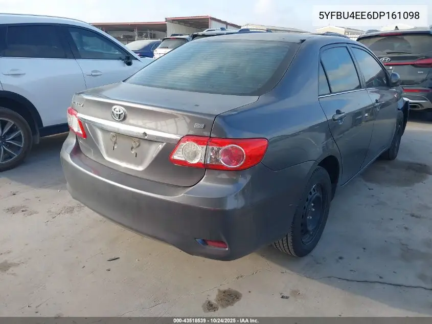5YFBU4EE6DP161098 2013 Toyota Corolla Le