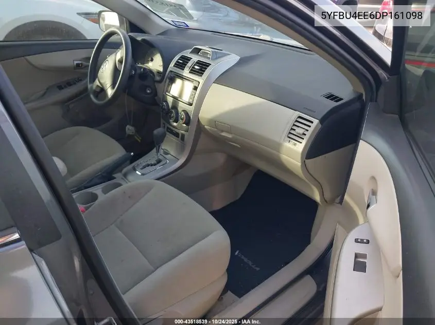 5YFBU4EE6DP161098 2013 Toyota Corolla Le