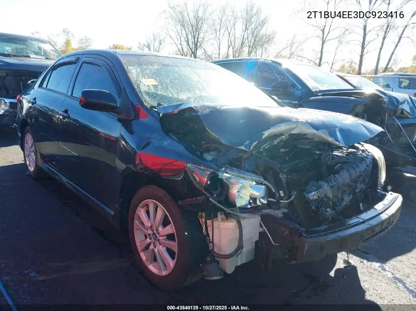 2T1BU4EE3DC923416 2013 Toyota Corolla S