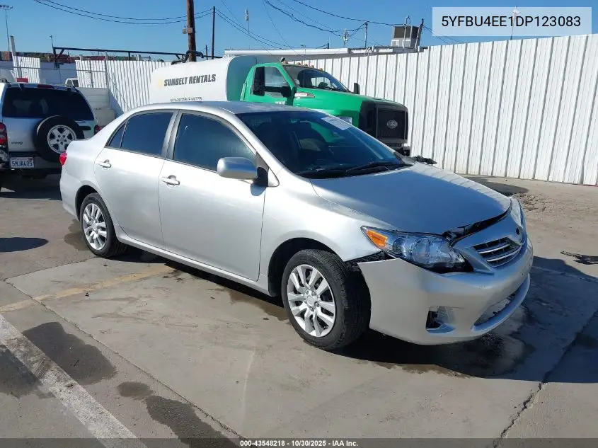 5YFBU4EE1DP123083 2013 Toyota Corolla Le