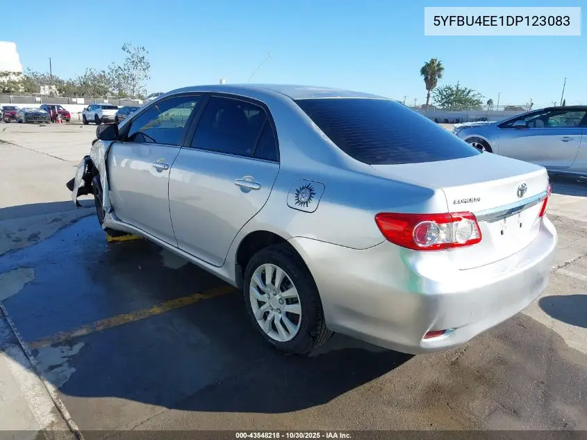 5YFBU4EE1DP123083 2013 Toyota Corolla Le