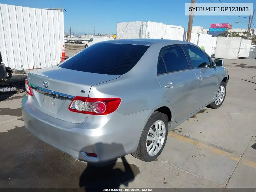 5YFBU4EE1DP123083 2013 Toyota Corolla Le
