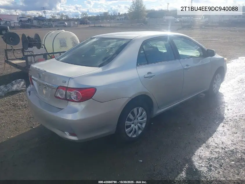 2T1BU4EE9DC940088 2013 Toyota Corolla Le