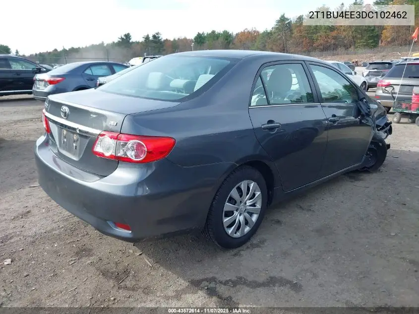 2T1BU4EE3DC102462 2013 Toyota Corolla Le