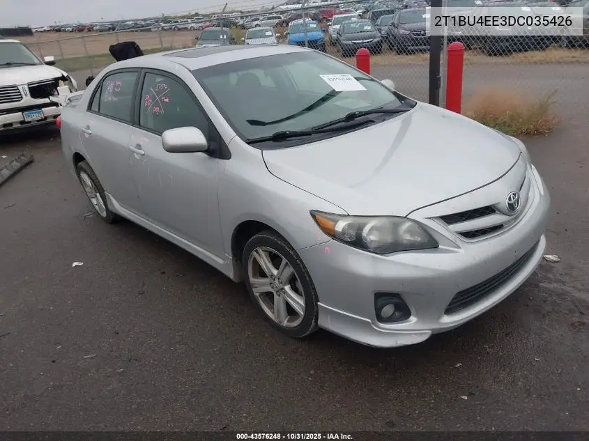 2T1BU4EE3DC035426 2013 Toyota Corolla S