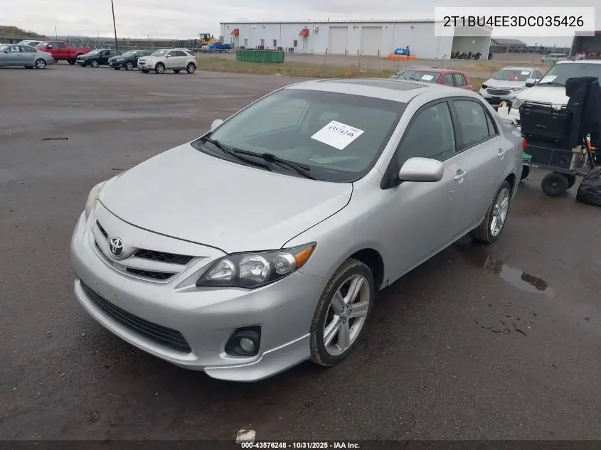 2T1BU4EE3DC035426 2013 Toyota Corolla S