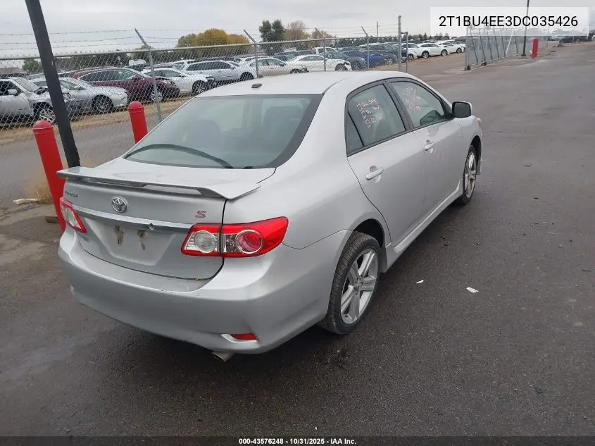 2T1BU4EE3DC035426 2013 Toyota Corolla S