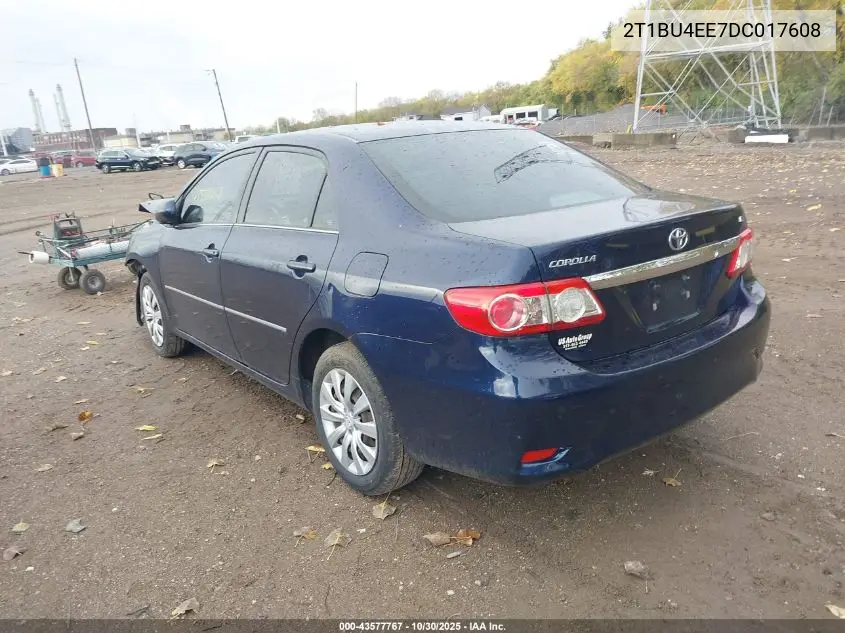 2T1BU4EE7DC017608 2013 Toyota Corolla Le