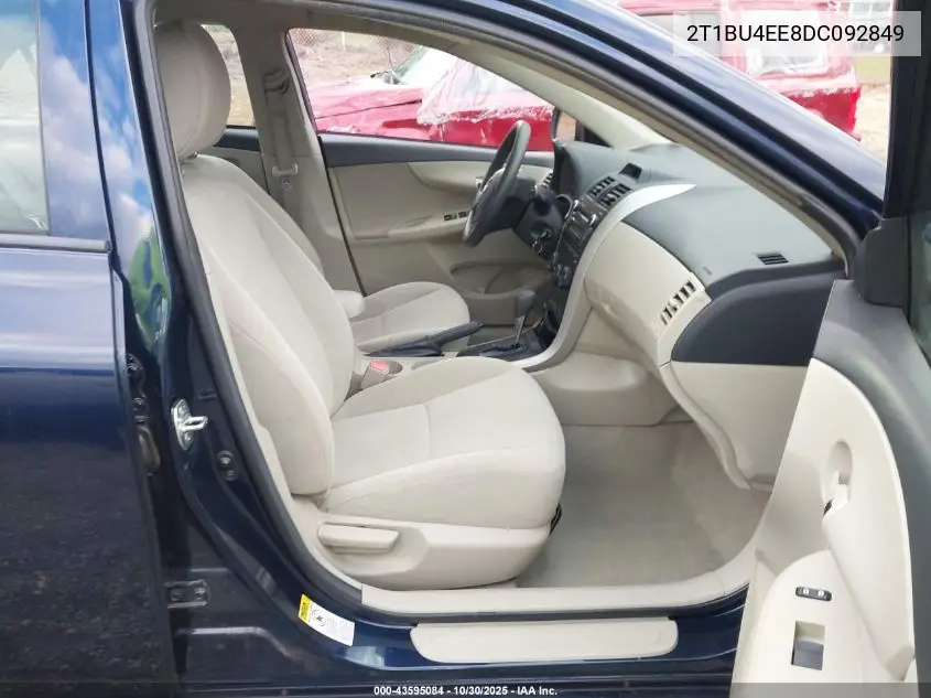 2T1BU4EE8DC092849 2013 Toyota Corolla S/Le