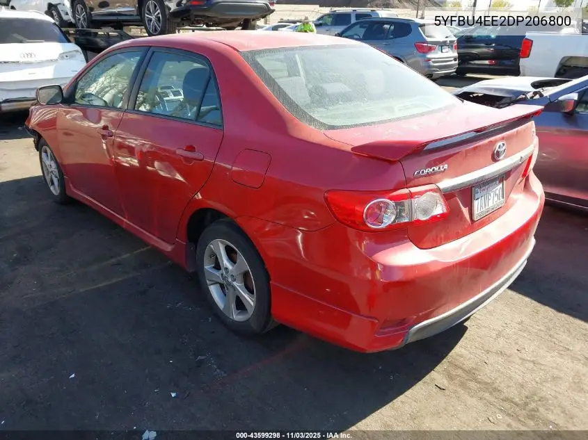 5YFBU4EE2DP206800 2013 Toyota Corolla S