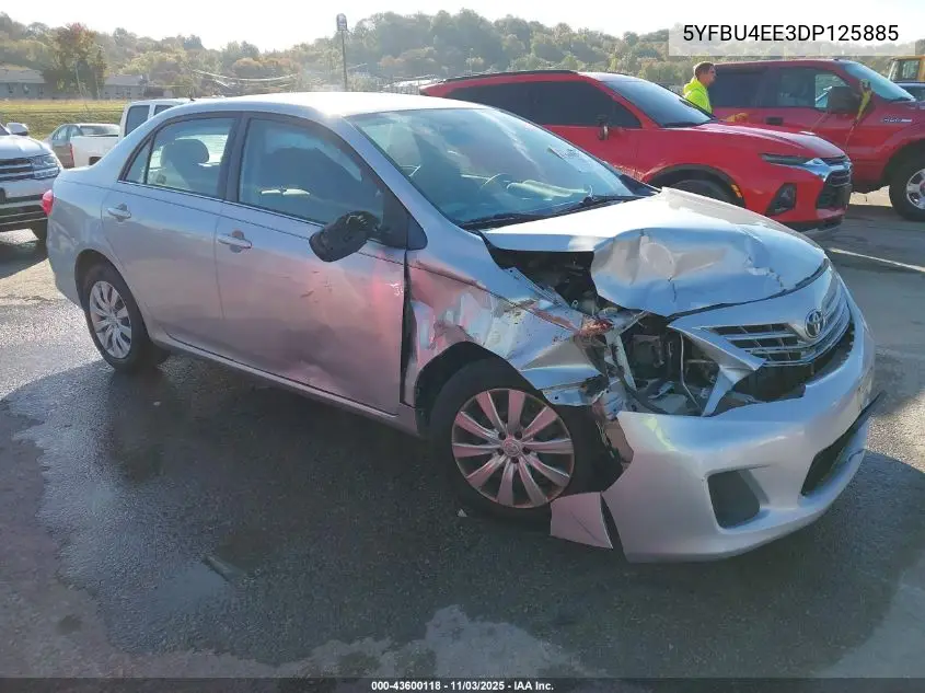 5YFBU4EE3DP125885 2013 Toyota Corolla Le