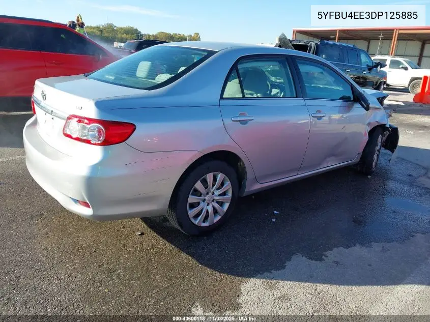 5YFBU4EE3DP125885 2013 Toyota Corolla Le