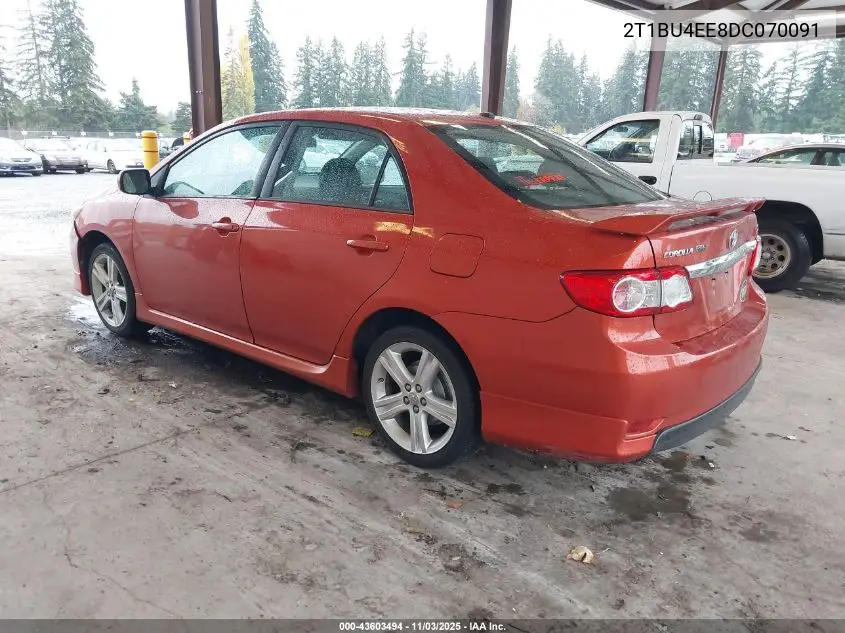 2T1BU4EE8DC070091 2013 Toyota Corolla S Special Edition