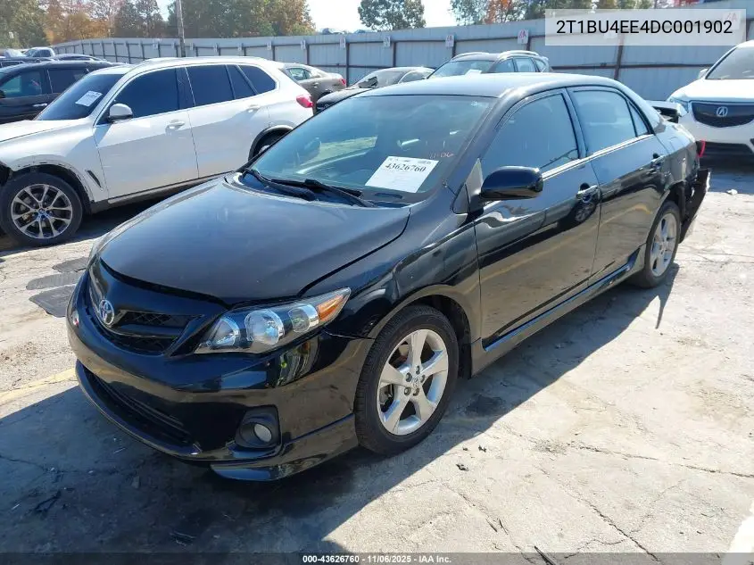 2T1BU4EE4DC001902 2013 Toyota Corolla S