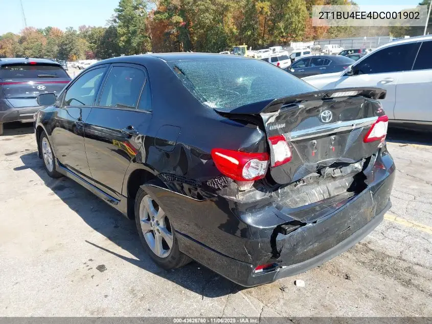 2T1BU4EE4DC001902 2013 Toyota Corolla S