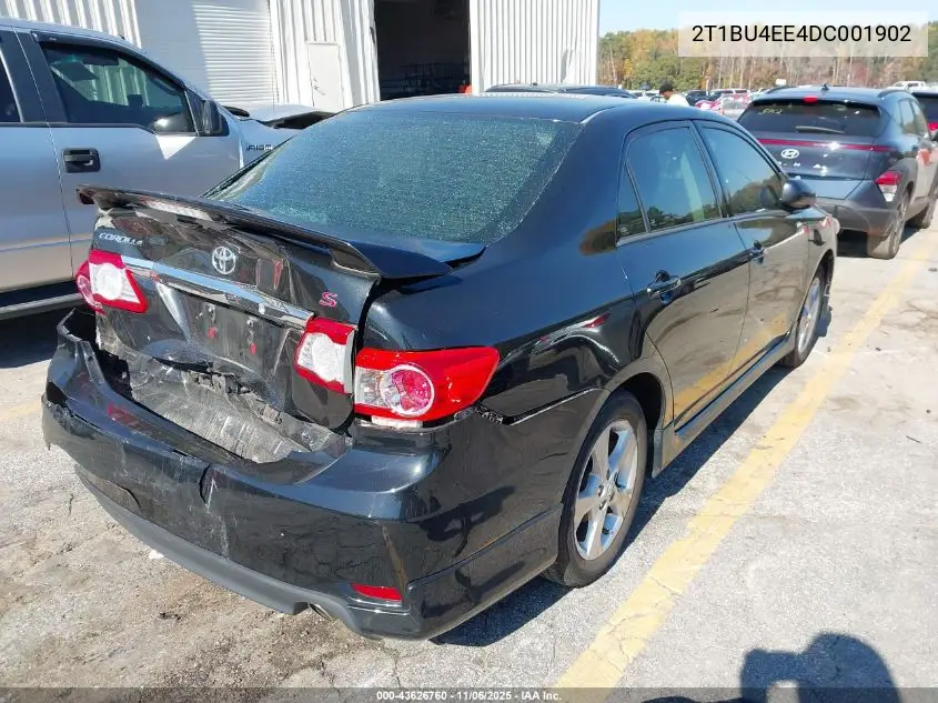 2T1BU4EE4DC001902 2013 Toyota Corolla S