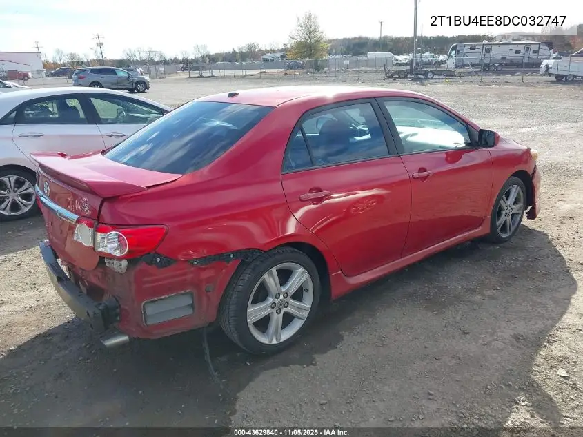 2T1BU4EE8DC032747 2013 Toyota Corolla S