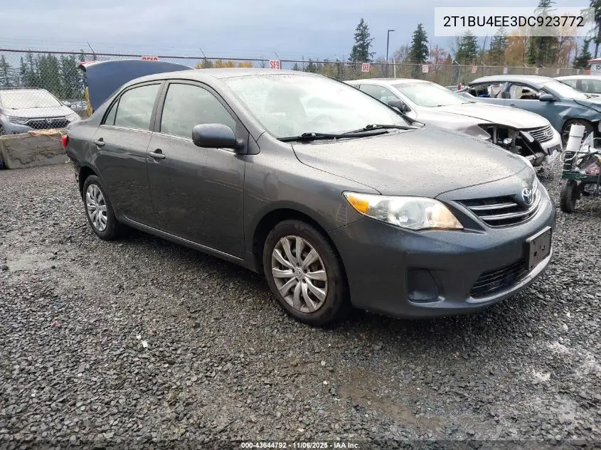 2T1BU4EE3DC923772 2013 Toyota Corolla Le