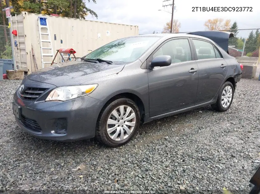 2T1BU4EE3DC923772 2013 Toyota Corolla Le
