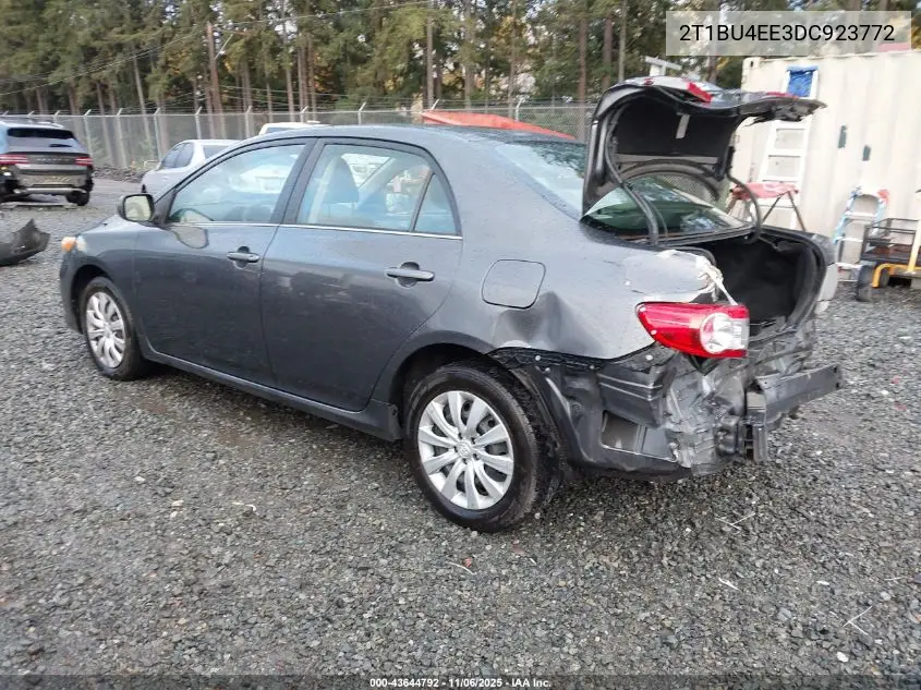 2T1BU4EE3DC923772 2013 Toyota Corolla Le