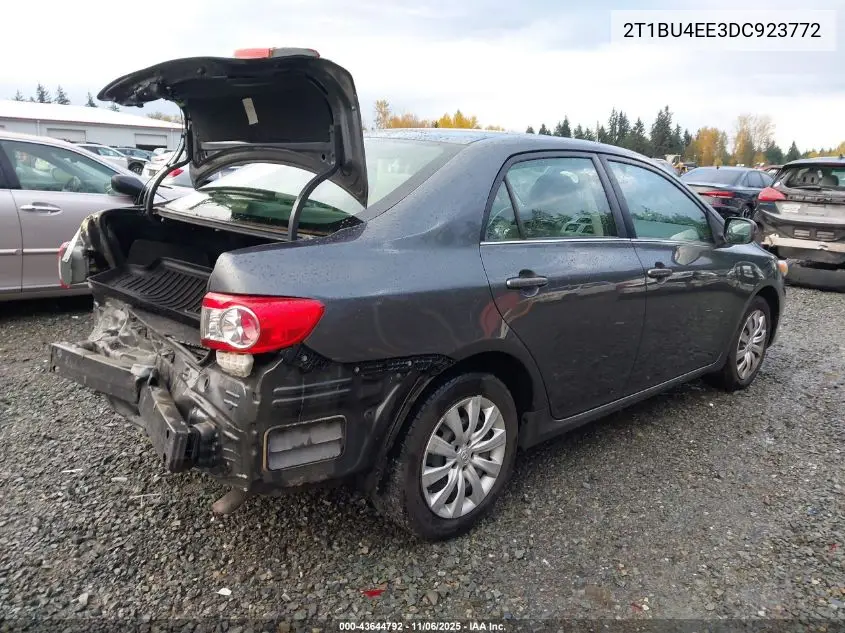 2T1BU4EE3DC923772 2013 Toyota Corolla Le