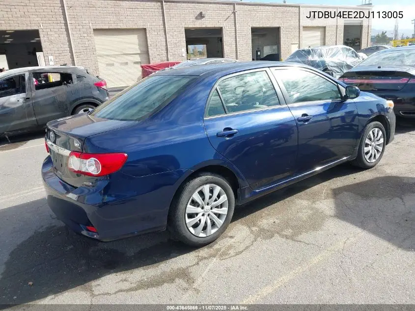 JTDBU4EE2DJ113005 2013 Toyota Corolla Le