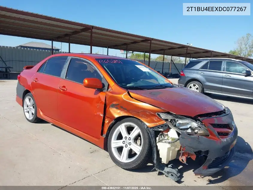 2T1BU4EEXDC077267 2013 Toyota Corolla S Special Edition