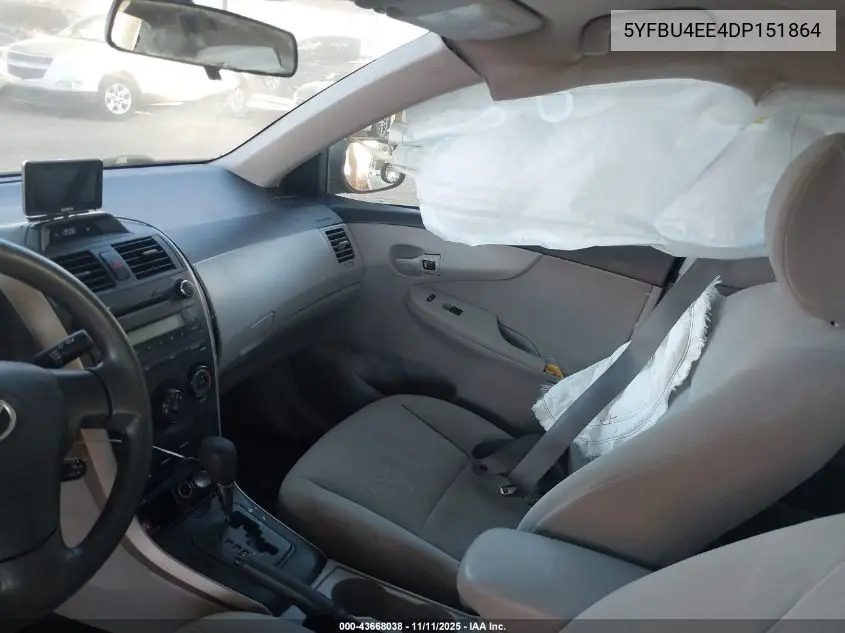 5YFBU4EE4DP151864 2013 Toyota Corolla L