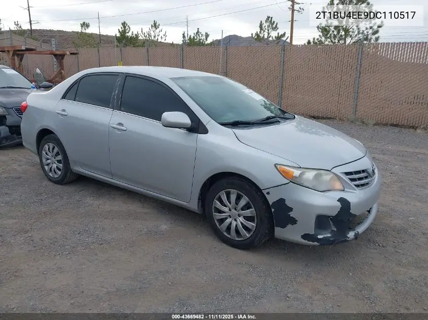 2T1BU4EE9DC110517 2013 Toyota Corolla Le